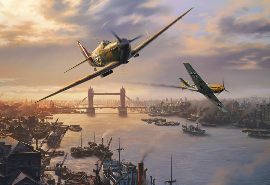 Puzzles Gibsons Games | Spitfire Skirmish 500 Piece Jigsaw Puzzle