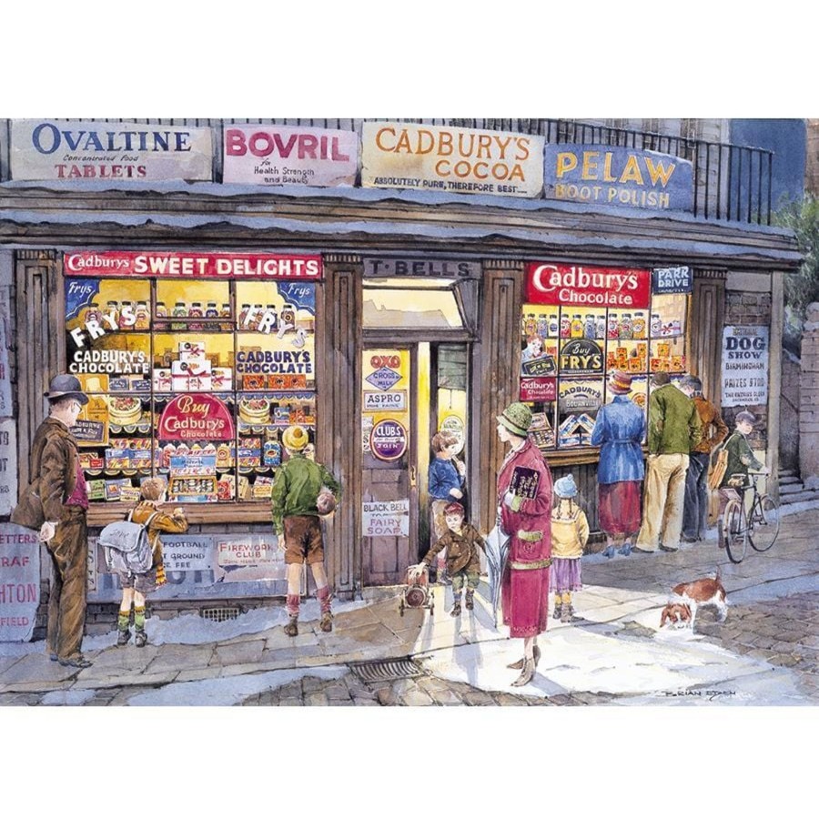 Puzzles Gibsons Games | The Corner Shop 500 Piece Jigsaw Puzzle