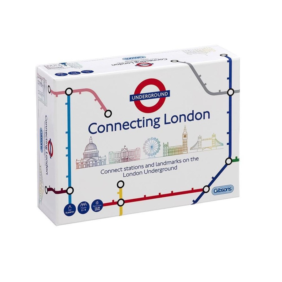 Games Gibsons Games | Connecting London- Tfl London Underground Family Board Game