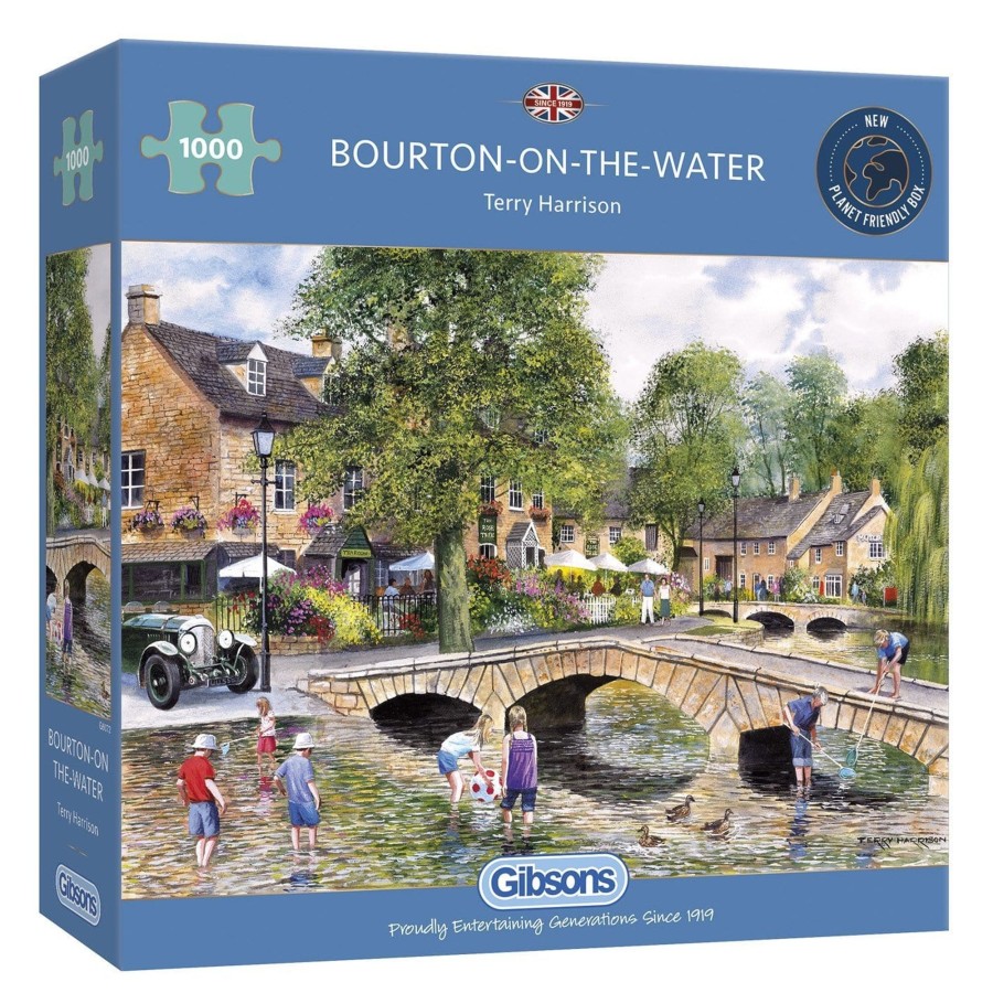 Puzzles Gibsons Games | Bourton On The Water 1000 Piece Jigsaw Puzzle