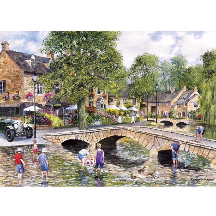 Puzzles Gibsons Games | Bourton On The Water 1000 Piece Jigsaw Puzzle