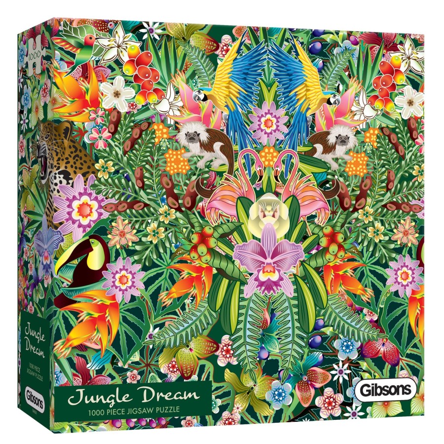 Puzzles Gibsons Games | Jungle Dream 1000 Piece Jigsaw Puzzle