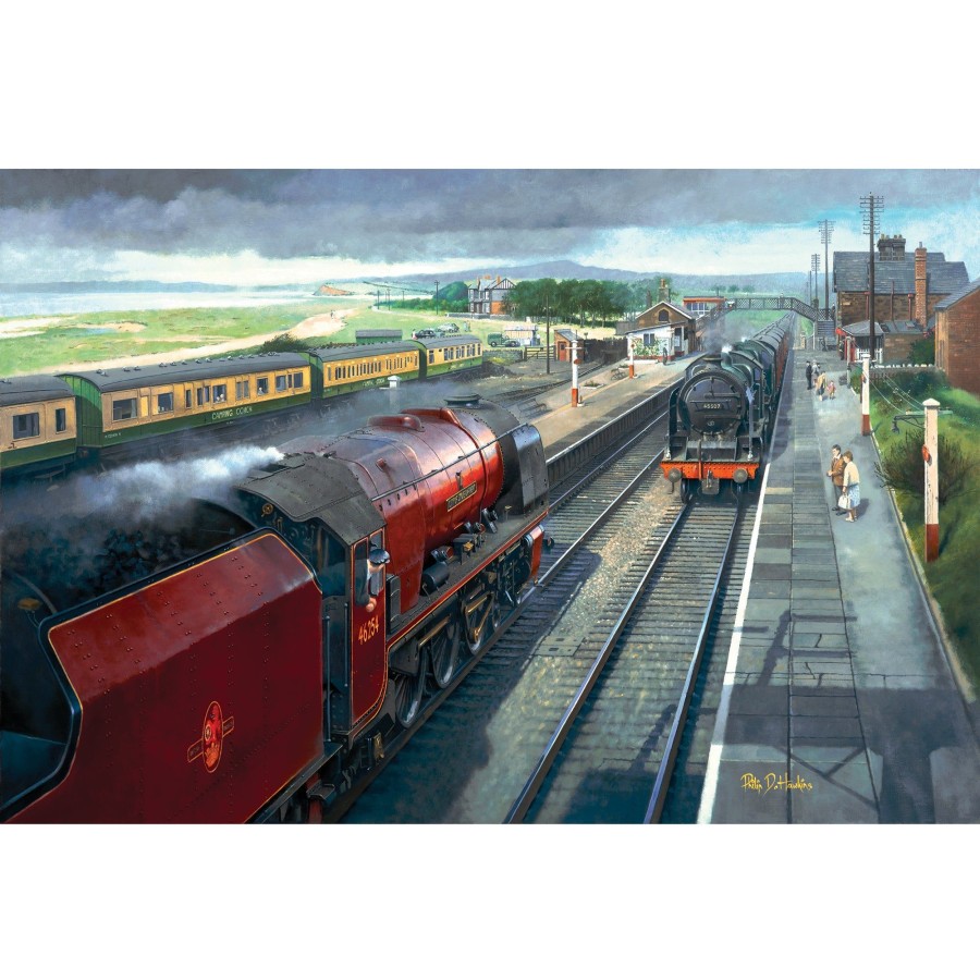 Puzzles Gibsons Games | Hest Bank Whitsun 1961 500 Piece Jigsaw Puzzle