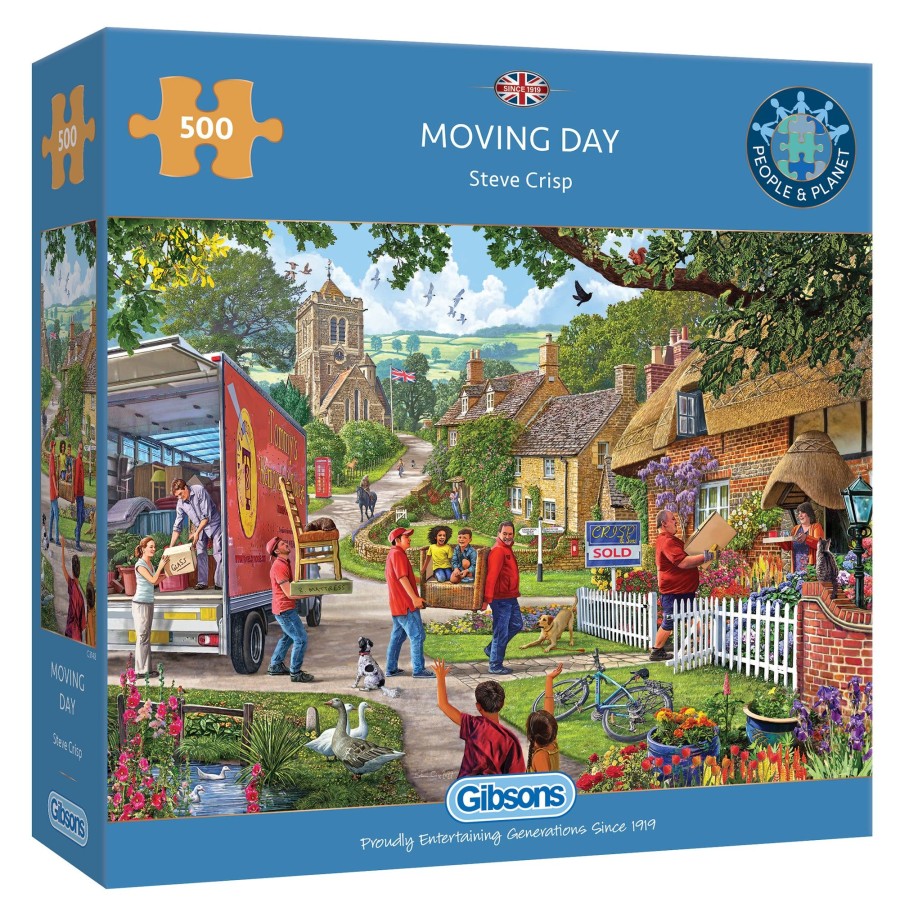 Puzzles Gibsons Games | Moving Day 500 Piece Jigsaw Puzzle