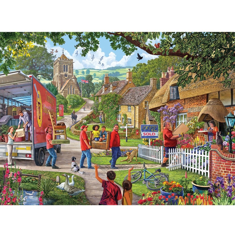 Puzzles Gibsons Games | Moving Day 500 Piece Jigsaw Puzzle