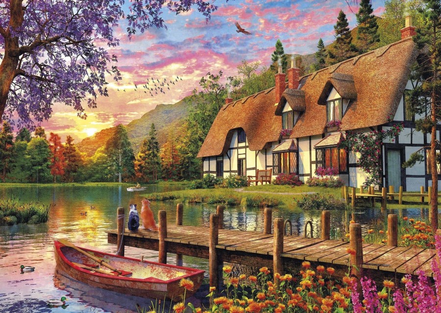 Puzzles Gibsons Games | Waiting For Supper 500 Piece Jigsaw Puzzle