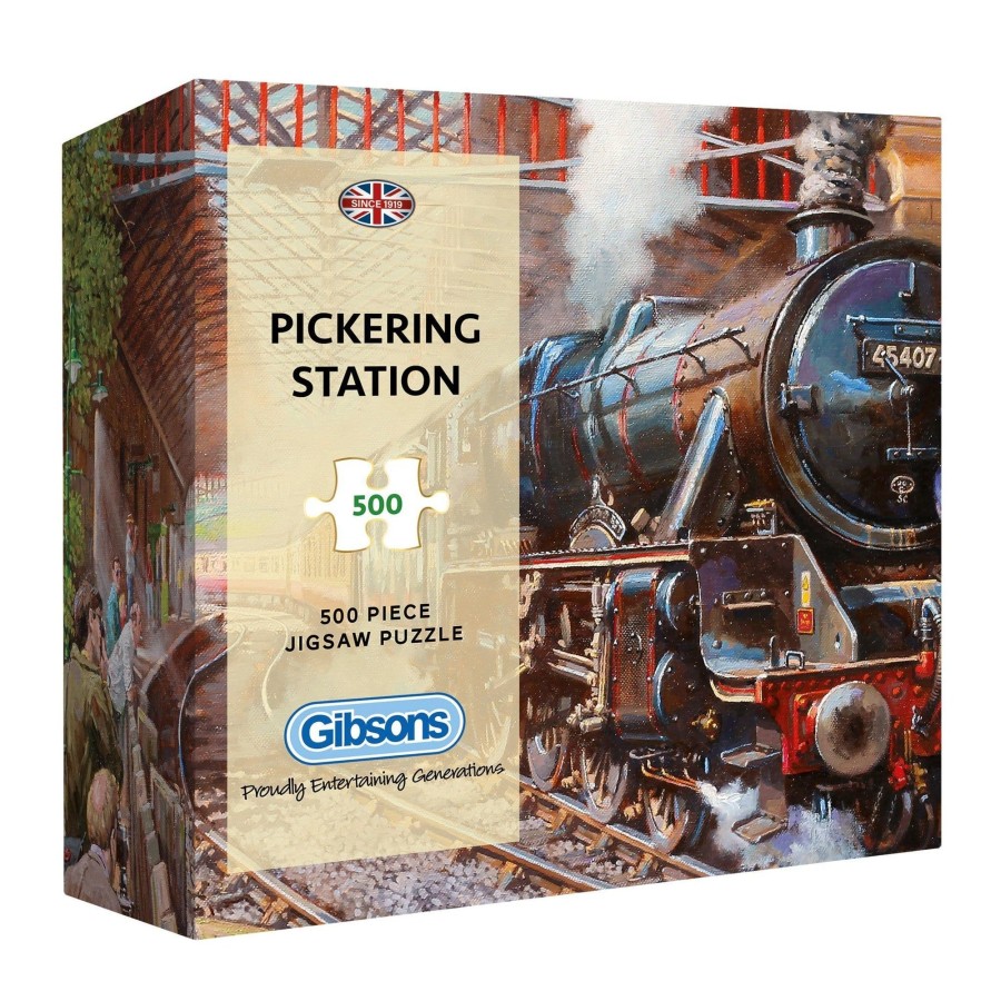 Puzzles Gibsons Games | Pickering Station 500 Piece Jigsaw Puzzle