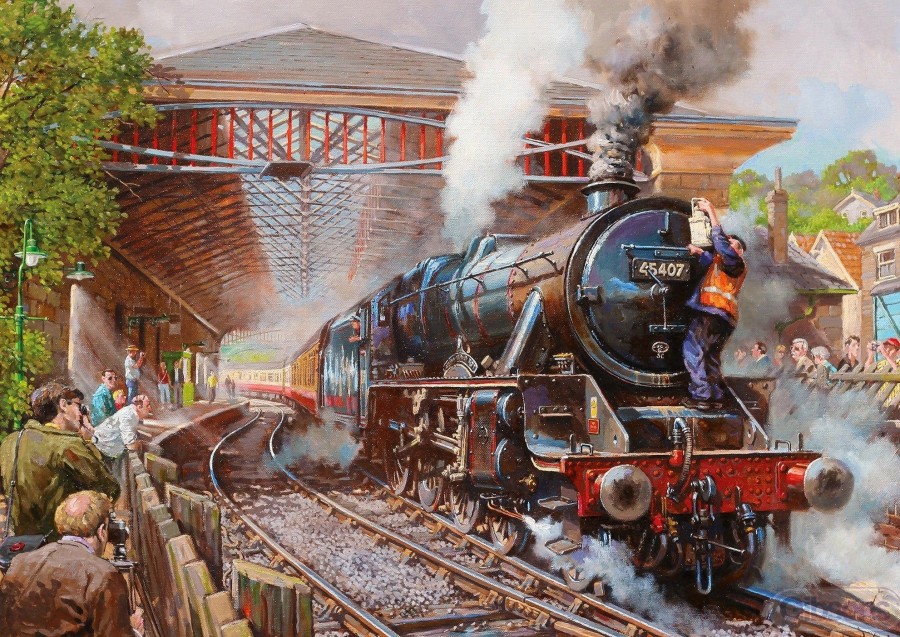 Puzzles Gibsons Games | Pickering Station 500 Piece Jigsaw Puzzle