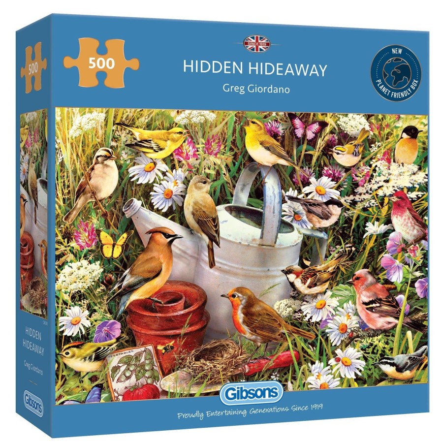 Puzzles Gibsons Games | Hidden Hideaway 500 Piece Jigsaw Puzzle