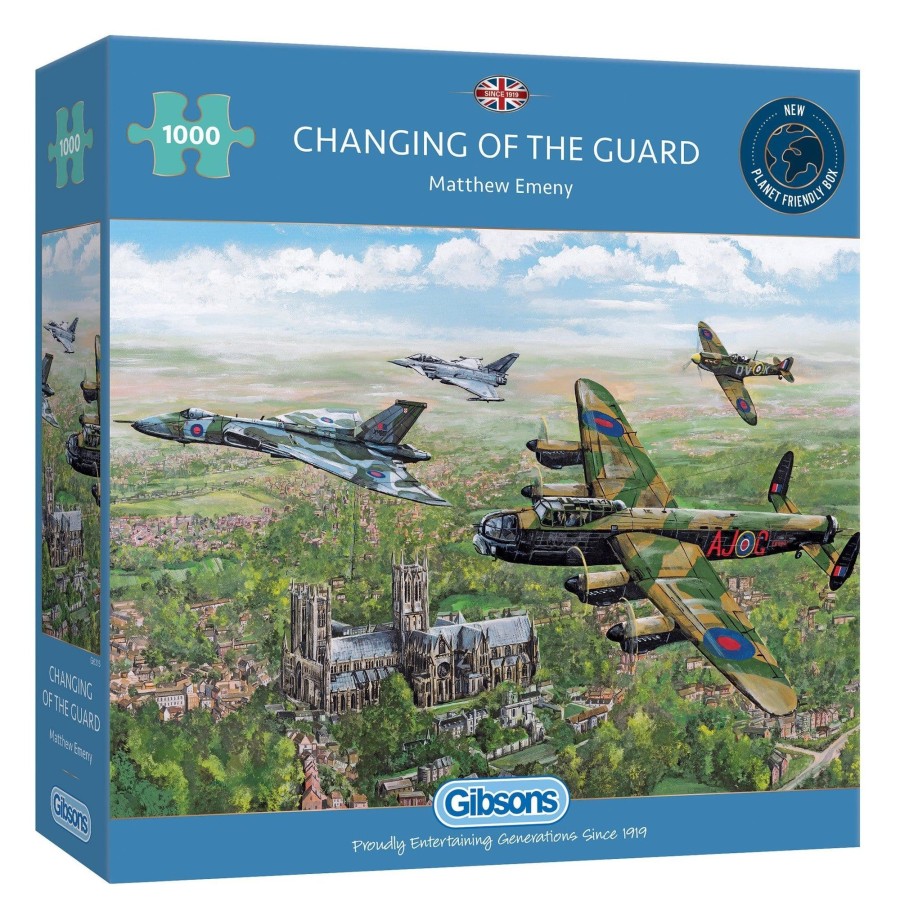 Puzzles Gibsons Games | Changing Of The Guard 1000 Piece Jigsaw Puzzle